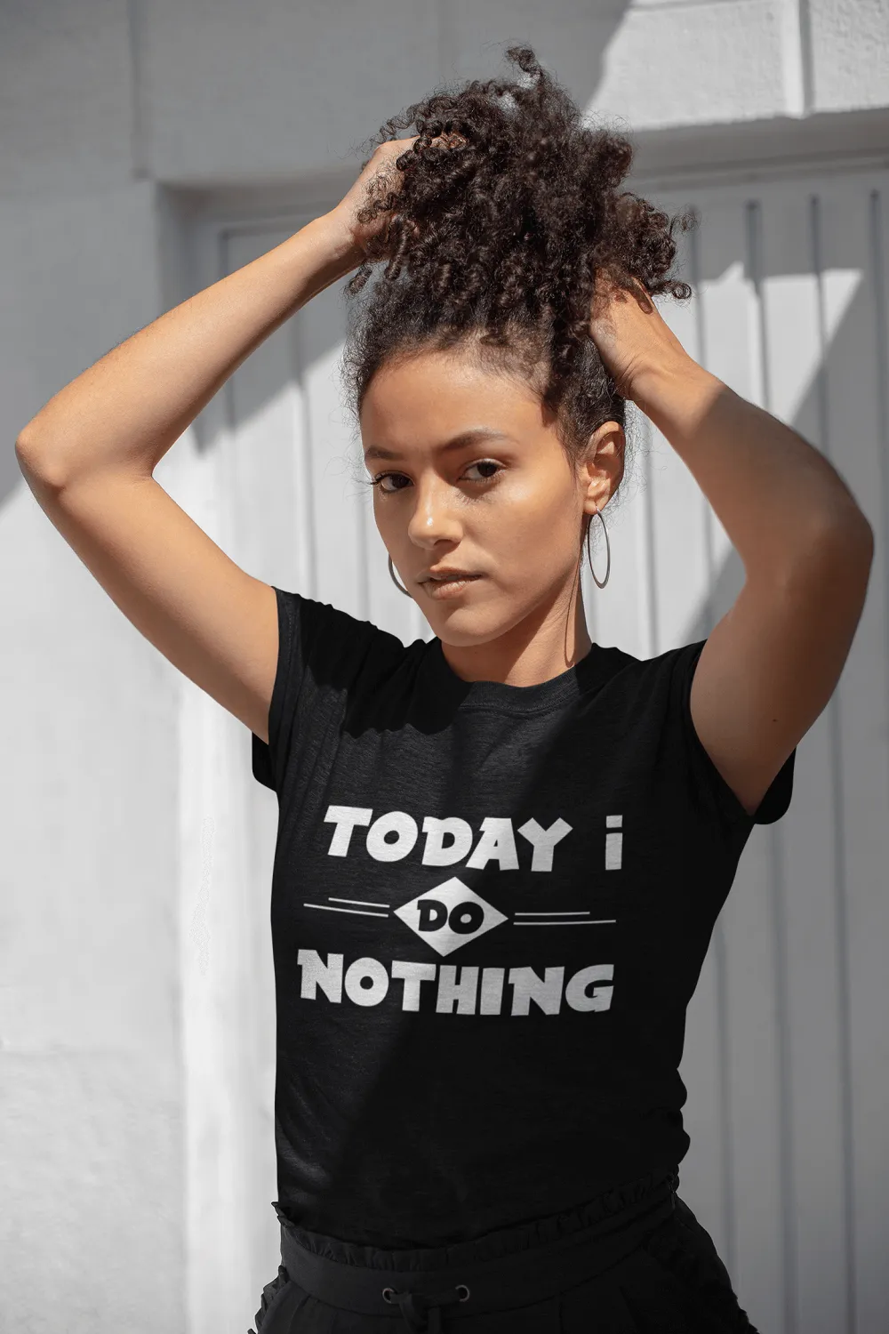 !!! Funny Lazy Day Tee - Today I Do Nothing -