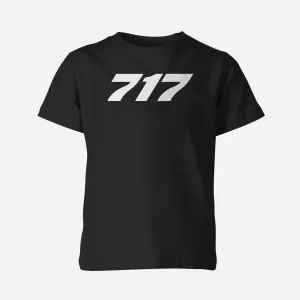 717 Flat Text Designed Children T-Shirts