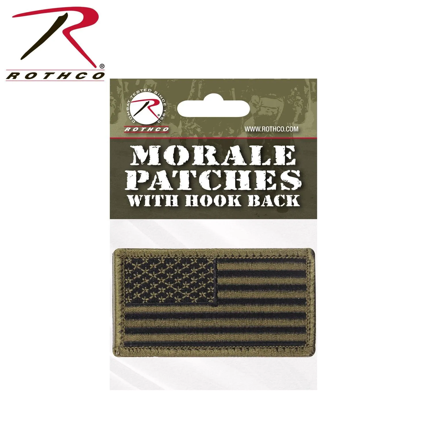 American Flag Patch - Hook Back