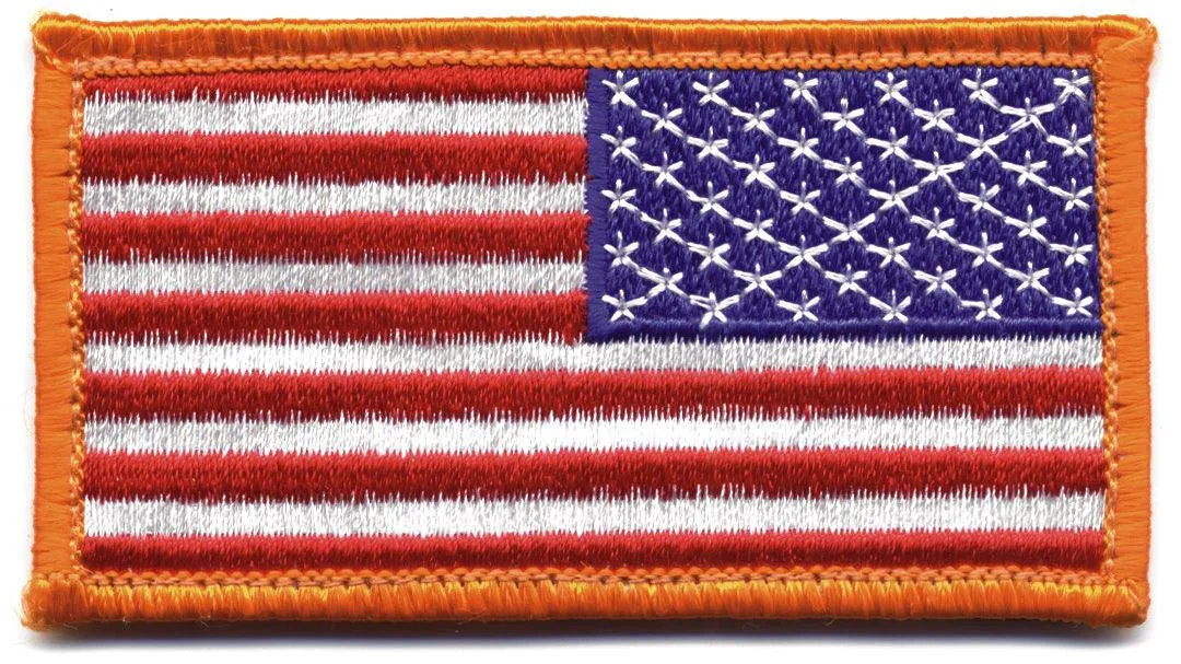 American Flag Patch - Hook Back