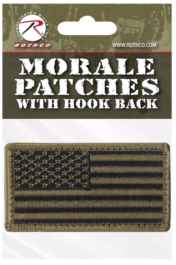 American Flag Patch - Hook Back