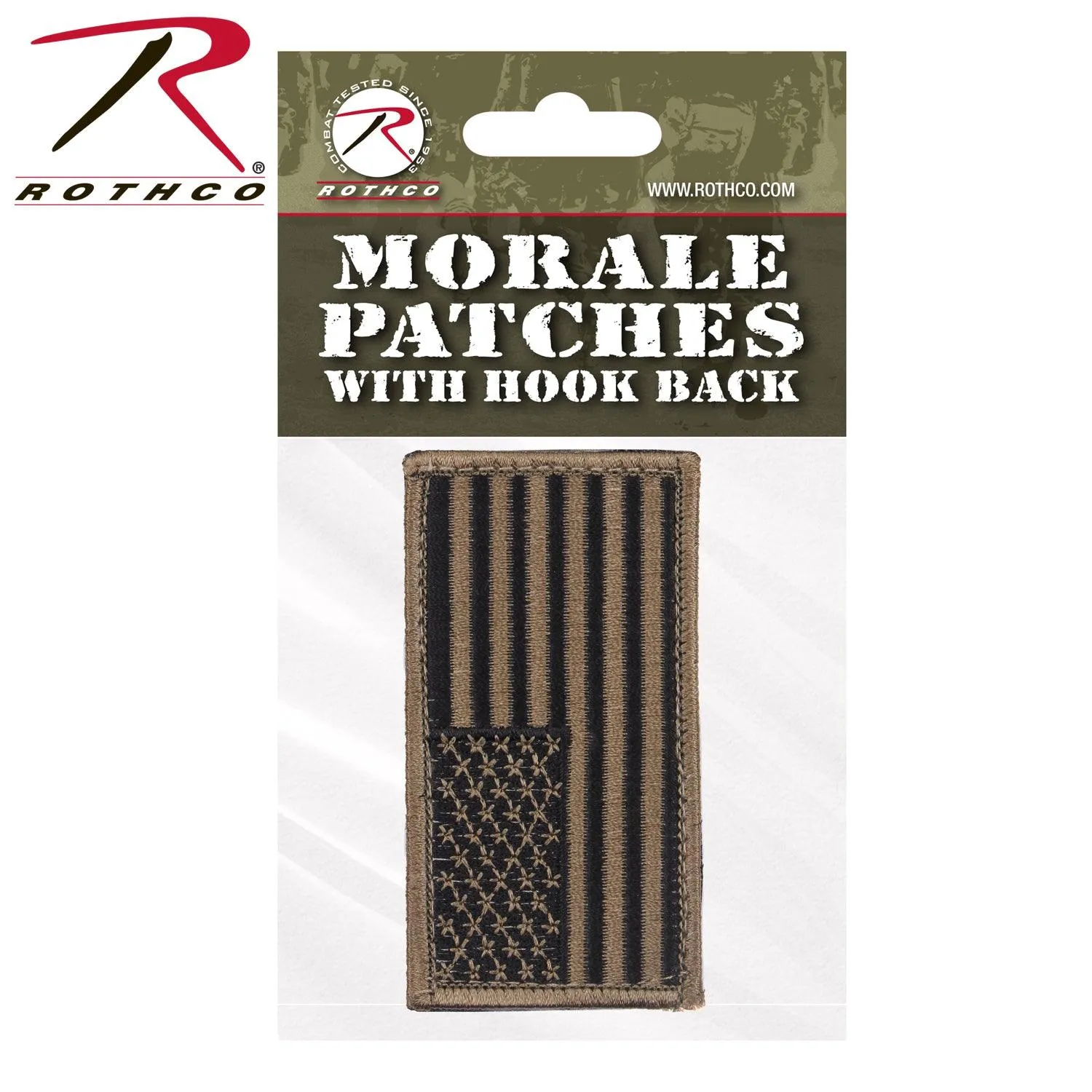 American Flag Patch - Hook Back