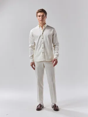 Batch 05 - Mens Off-White Linen Shirt