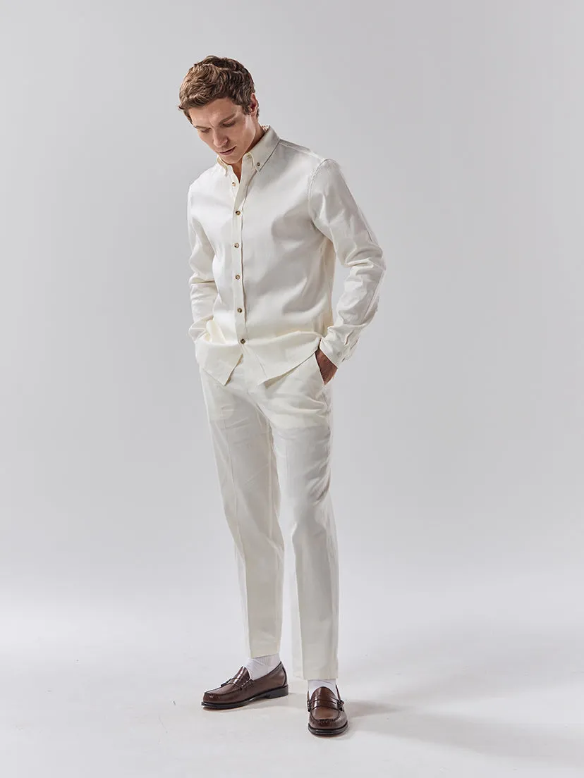 Batch 05 - Mens Off-White Linen Shirt