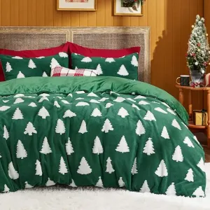 Bedsure Snowflake Comforter Set