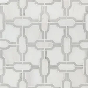 Bianco Dolomite Gridwork - Stone Tile