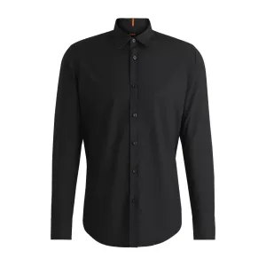 BOSS Relegant Regular Fit Black Shirt