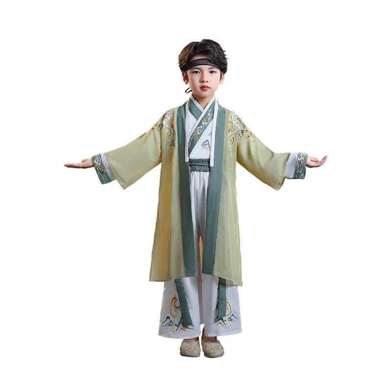 Boys' Traditional Clothing Hanfu Suit