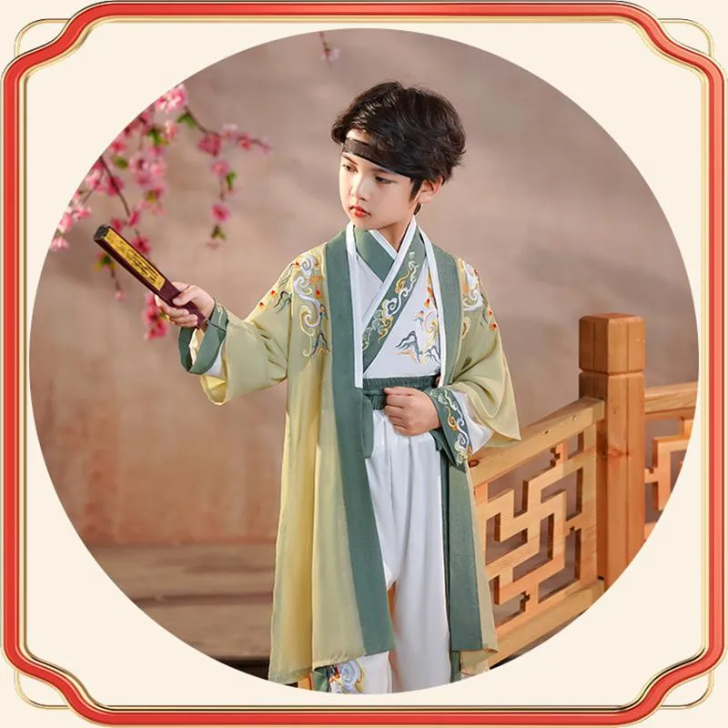 Boys' Traditional Clothing Hanfu Suit