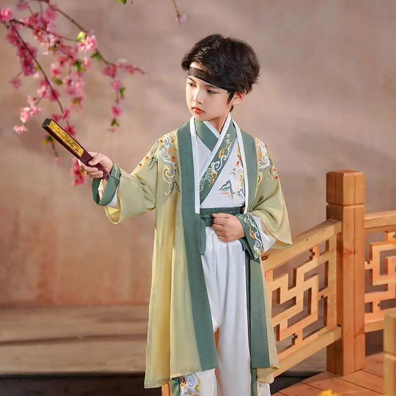 Boys' Traditional Clothing Hanfu Suit