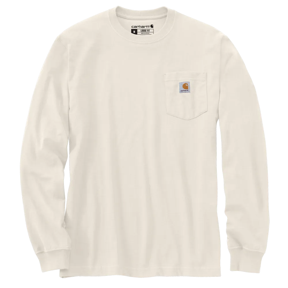 Carhartt Mens Heavyweight Graphic Long Sleeve Pocket T-Shirt