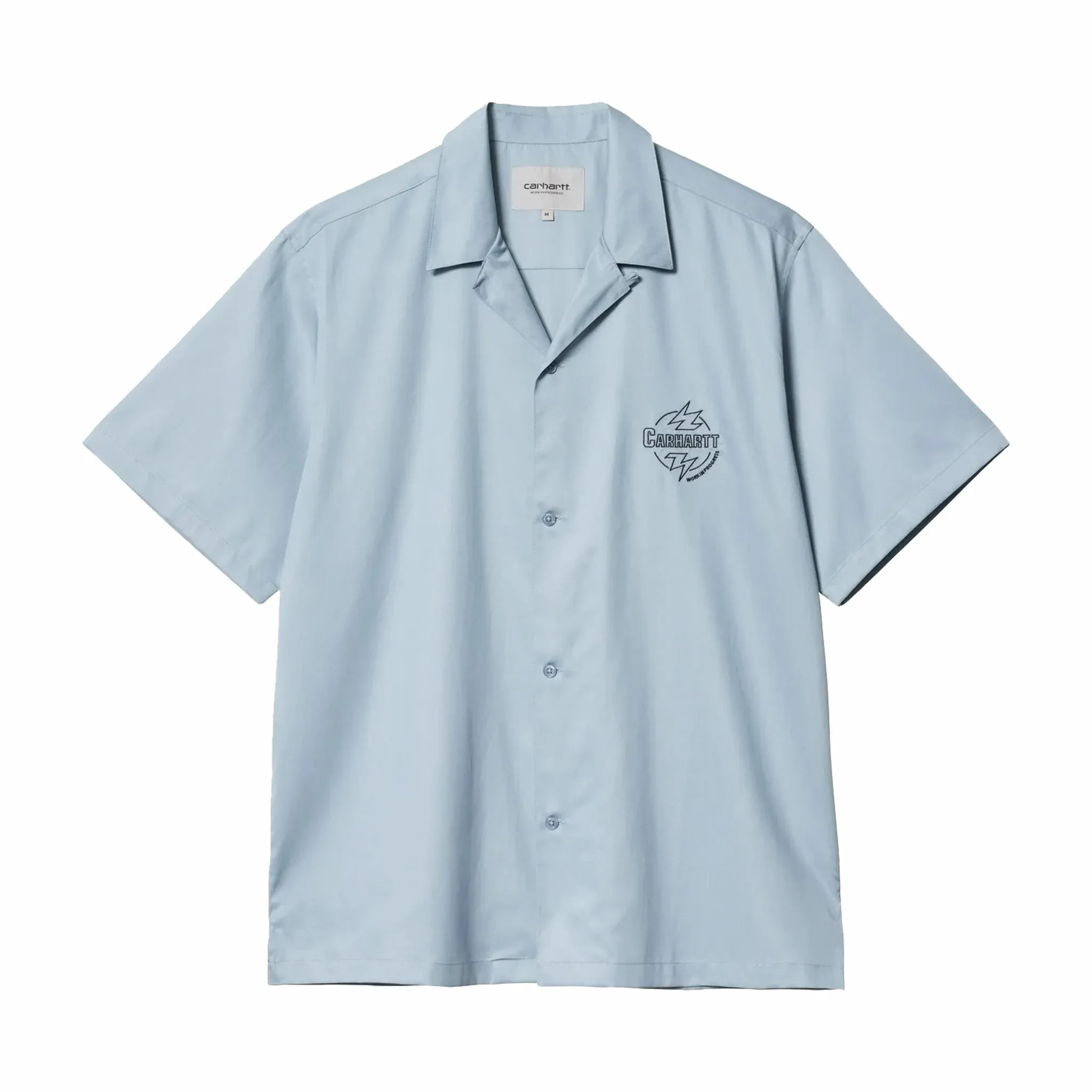 Carhartt WIP S/S Ablaze Shirt (Misty Sky/Black)