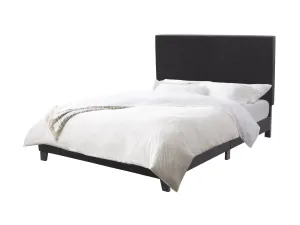 Charcoal Contemporary Queen Bed