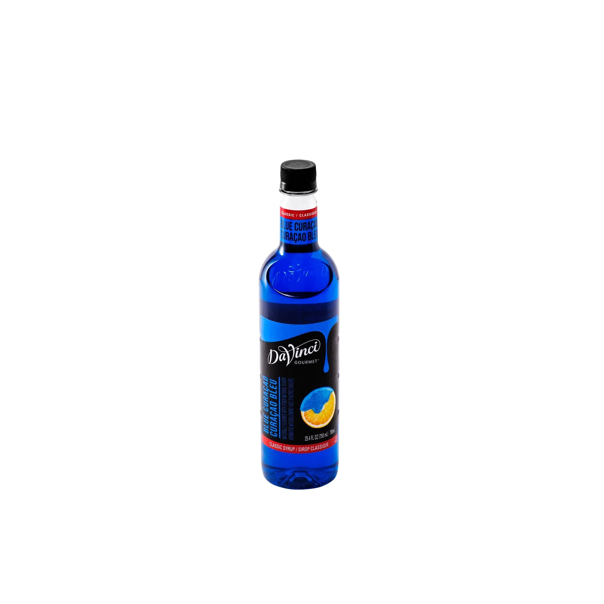 Classic Blue Curacao Syrup - 4 x 750 ml Plastic