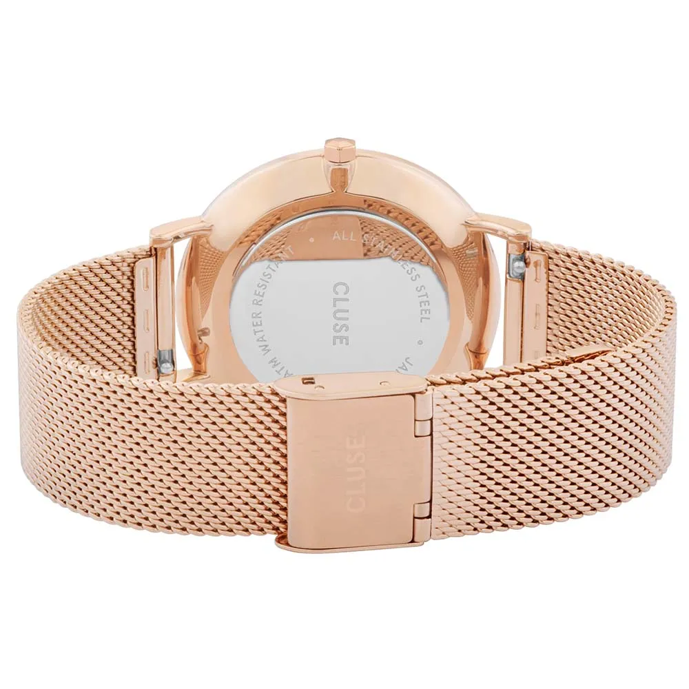 Cluse CW0101201003 Boho Chic Rose Tone Mesh Womens Watch