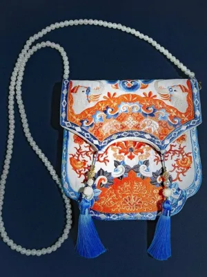 Crossbody Bag for Hanfu & Cheongsam - Ivory