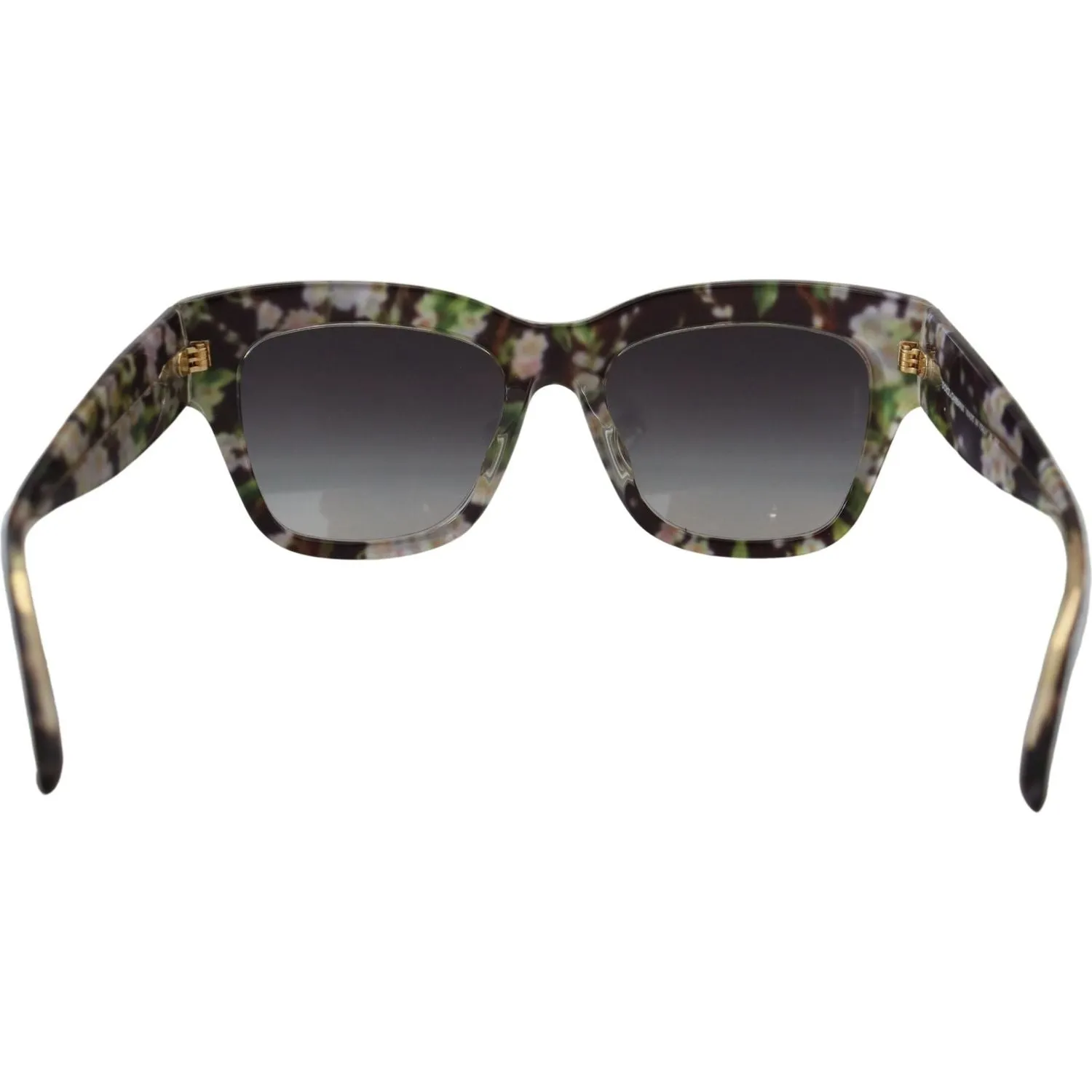 Dolce & Gabbana Elegant Black Multicolor Gradient Sunglasses