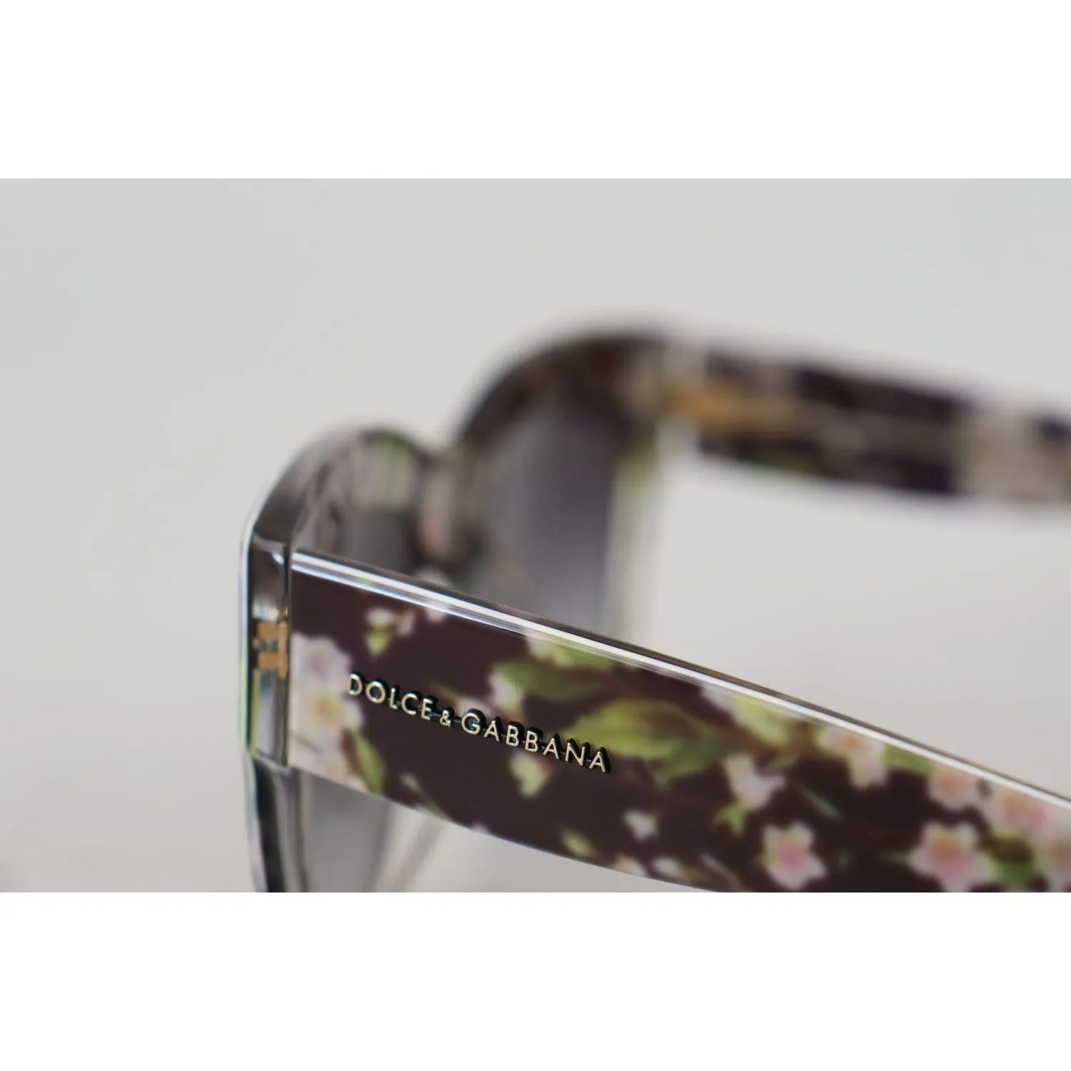 Dolce & Gabbana Elegant Black Multicolor Gradient Sunglasses