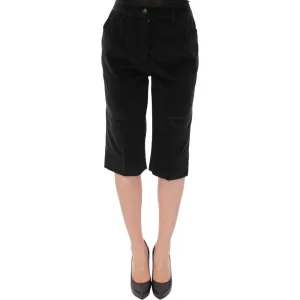 Dolce & Gabbana Elegant Designer Black Shorts