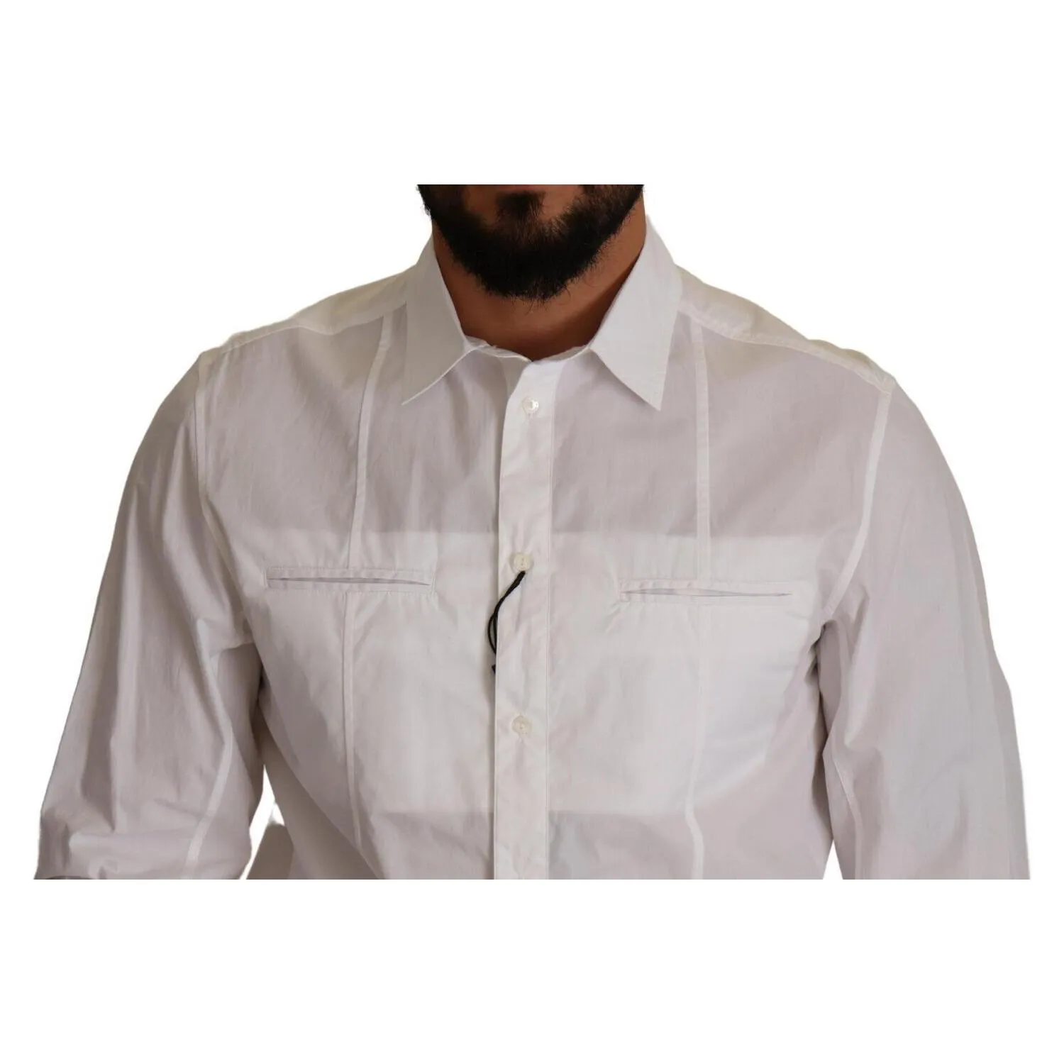 Dolce & Gabbana Elegant Italian White Cotton Shirt