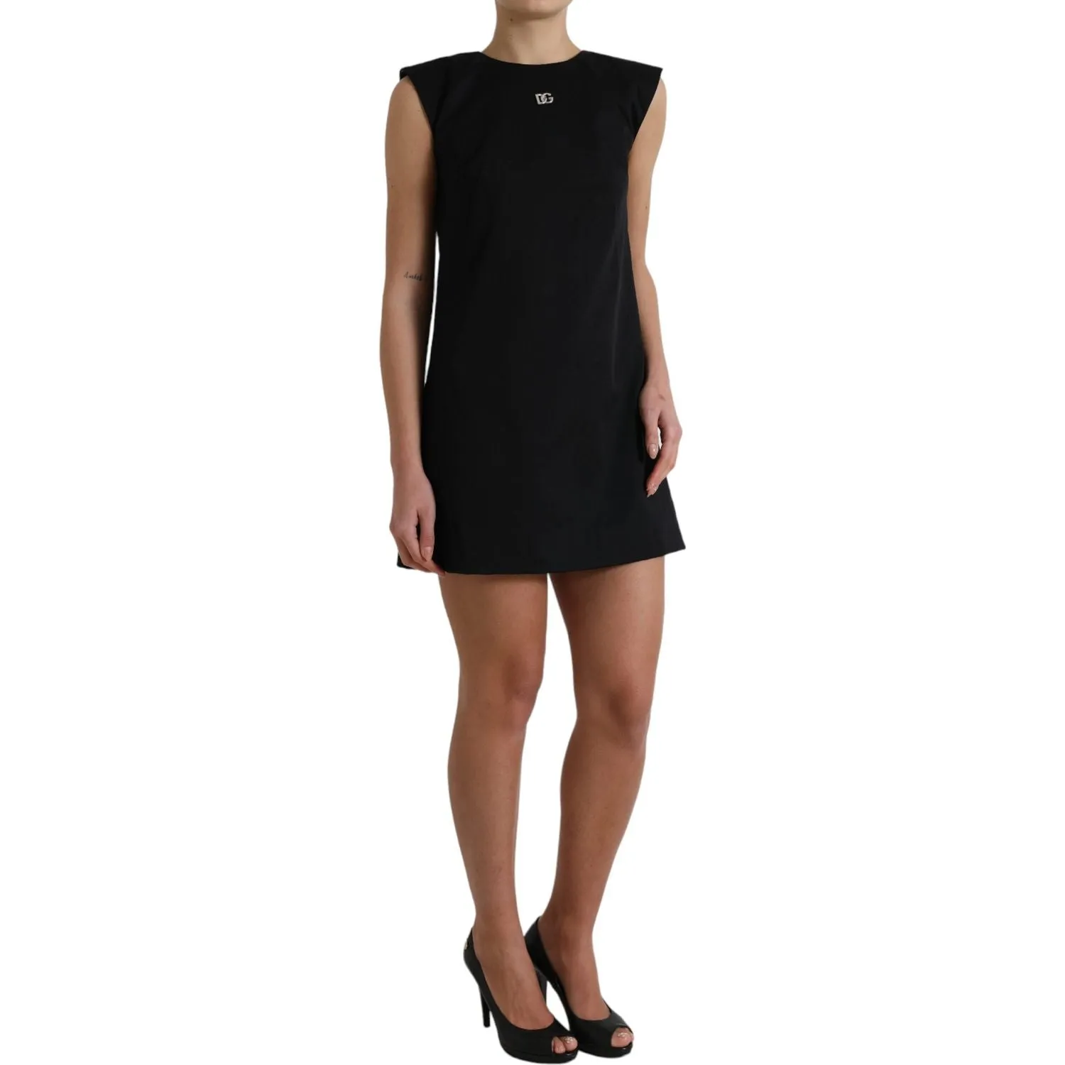 Dolce & Gabbana Elegant Sleeveless Shift Mini Dress