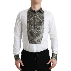 Dolce & Gabbana Elegant Slim Fit French Cuff Dress Shirt