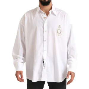 Dolce & Gabbana Elegant White Cotton Formal Shirt