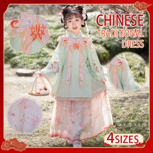 Girls' Hanfu for Chinese New Year