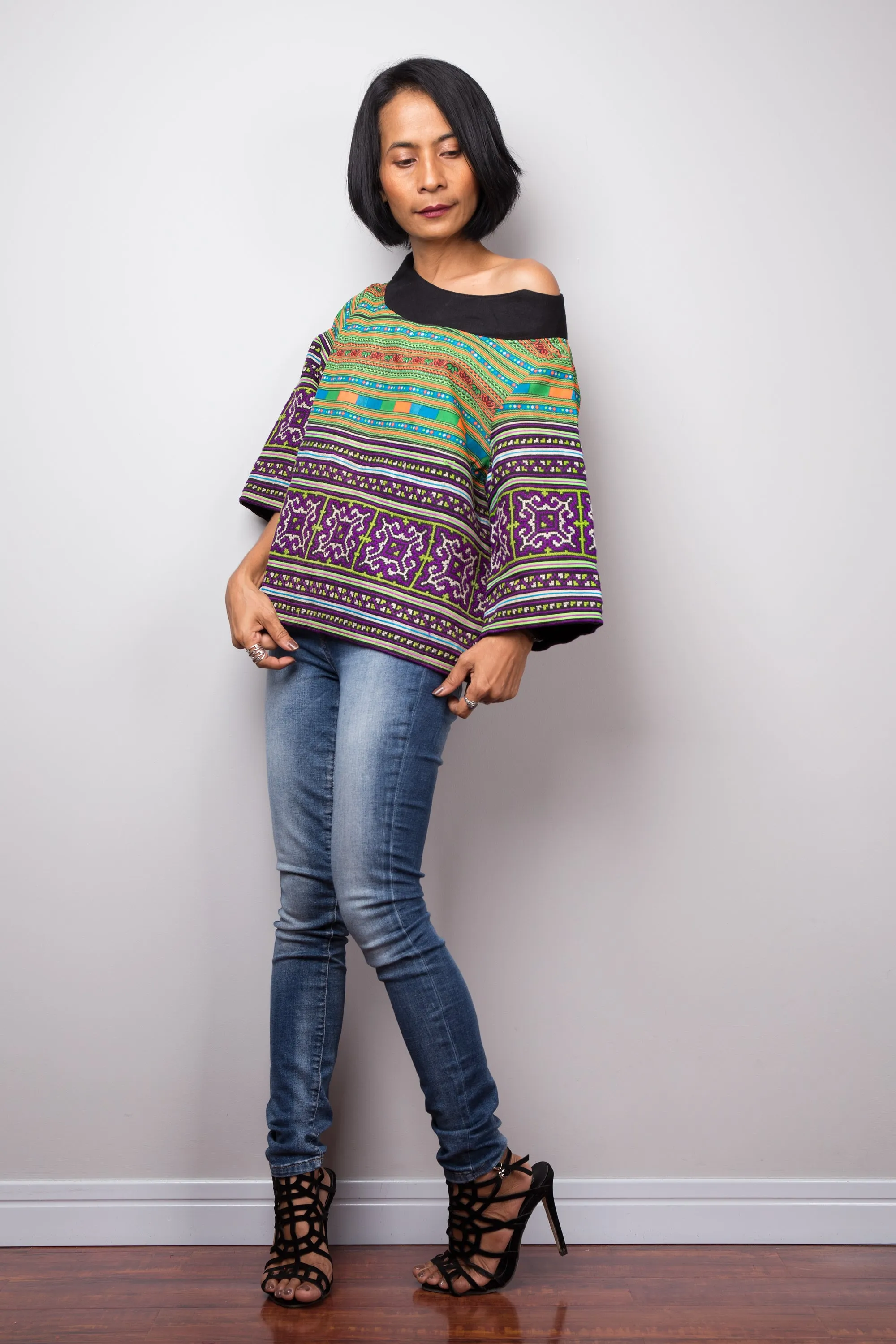 Hill tribe Pullover Top