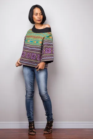 Hill tribe Pullover Top