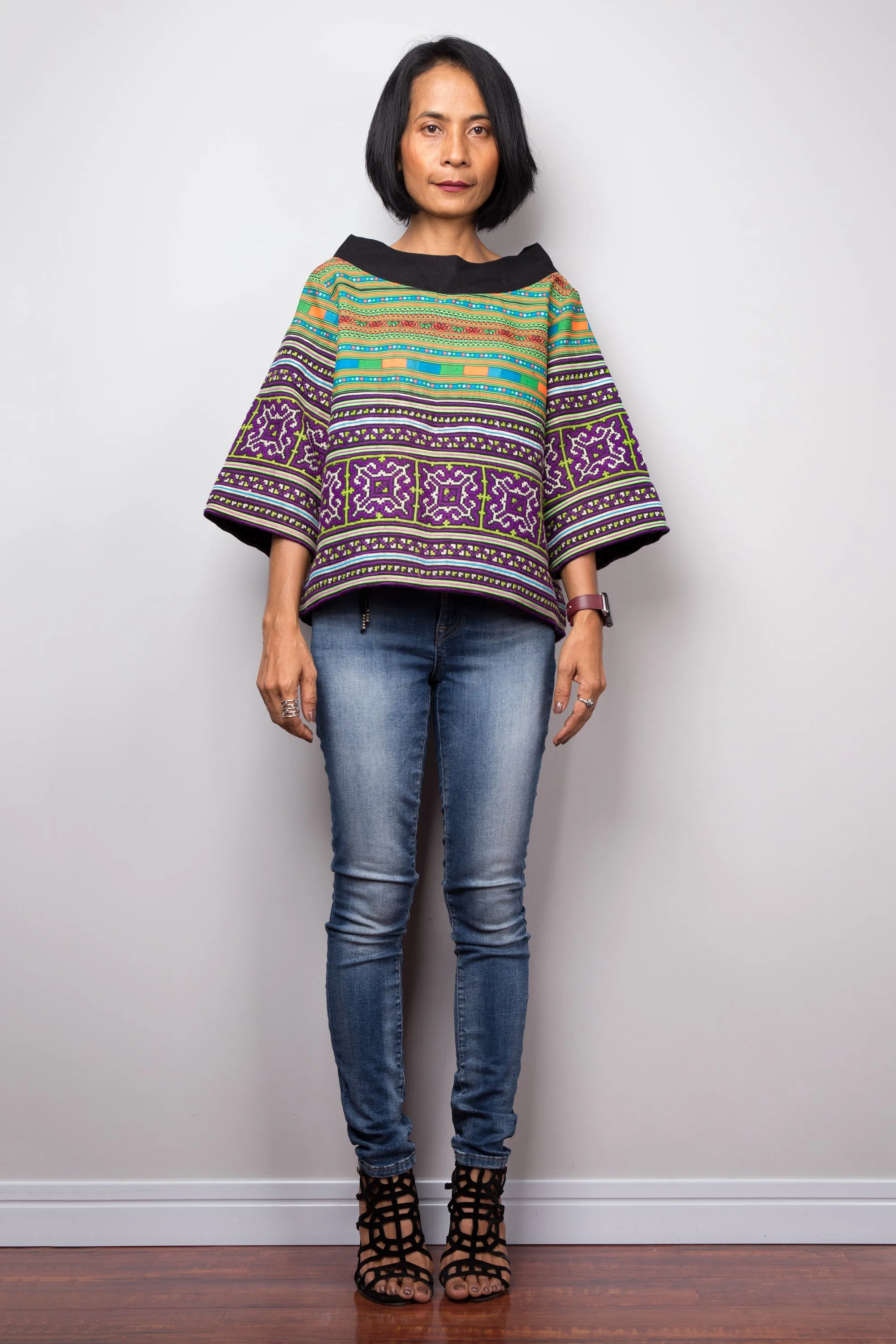 Hill tribe Pullover Top