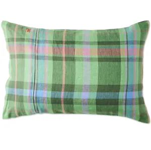 Jewel of the Nile Tartan Linen Pillowcase Set