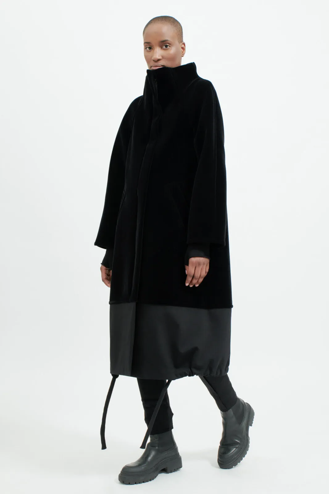 Josch Funnel Neck Long Coat