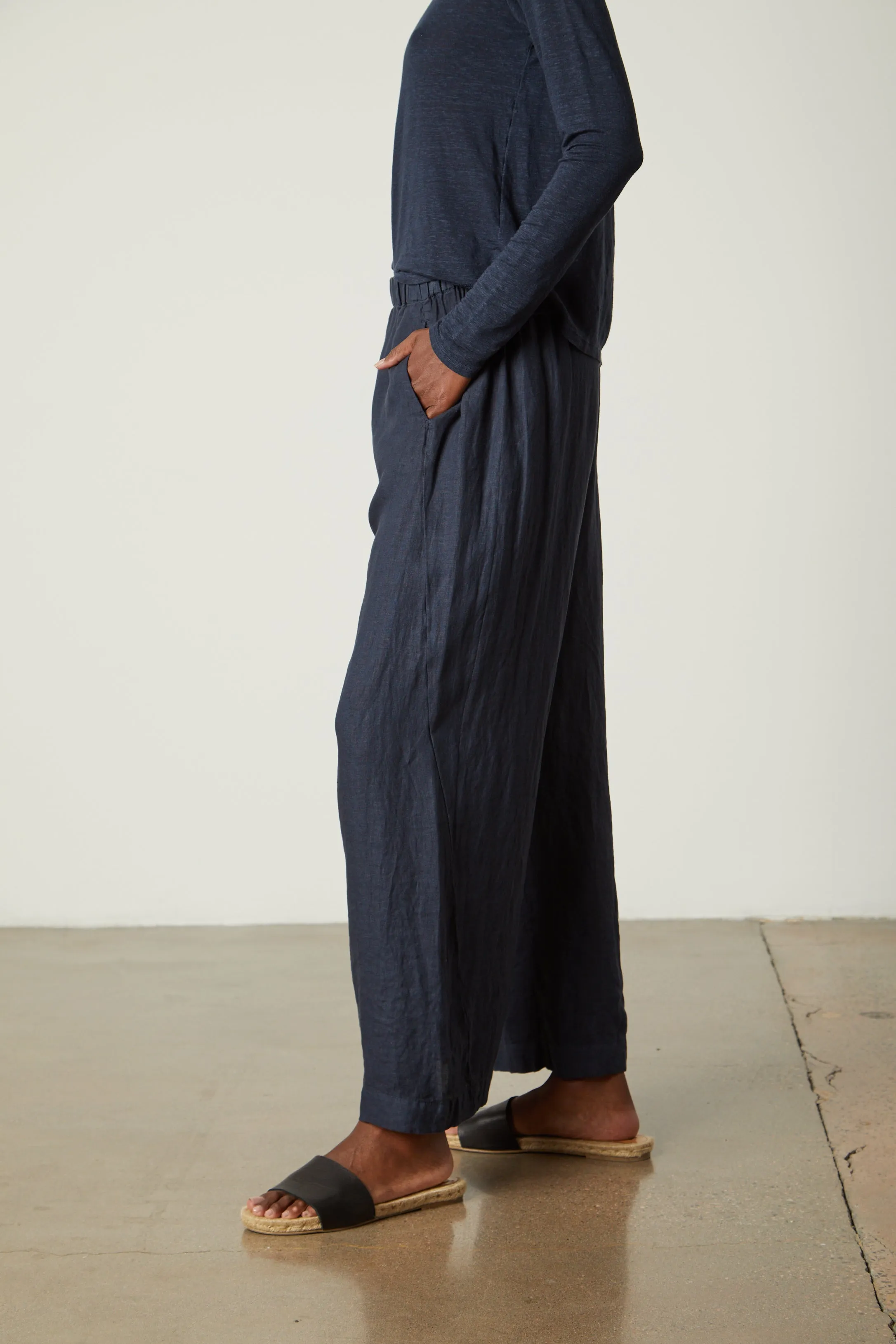 Lola | Woven Linen Pant