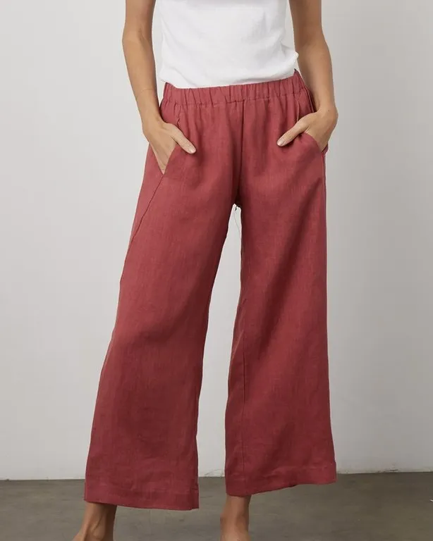 Lola | Woven Linen Pant