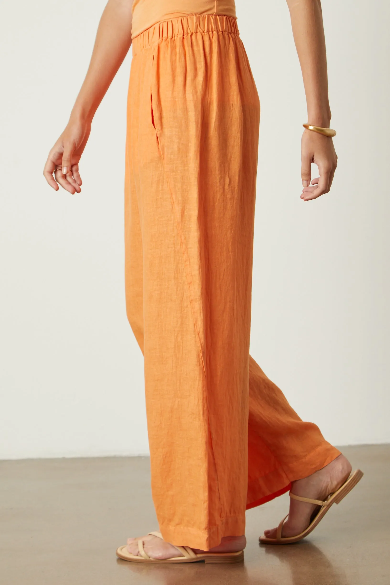 Lola | Woven Linen Pant