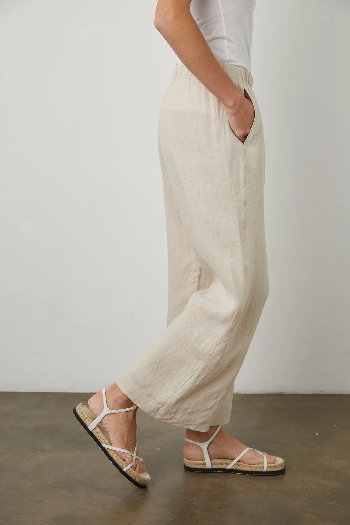 Lola | Woven Linen Pant