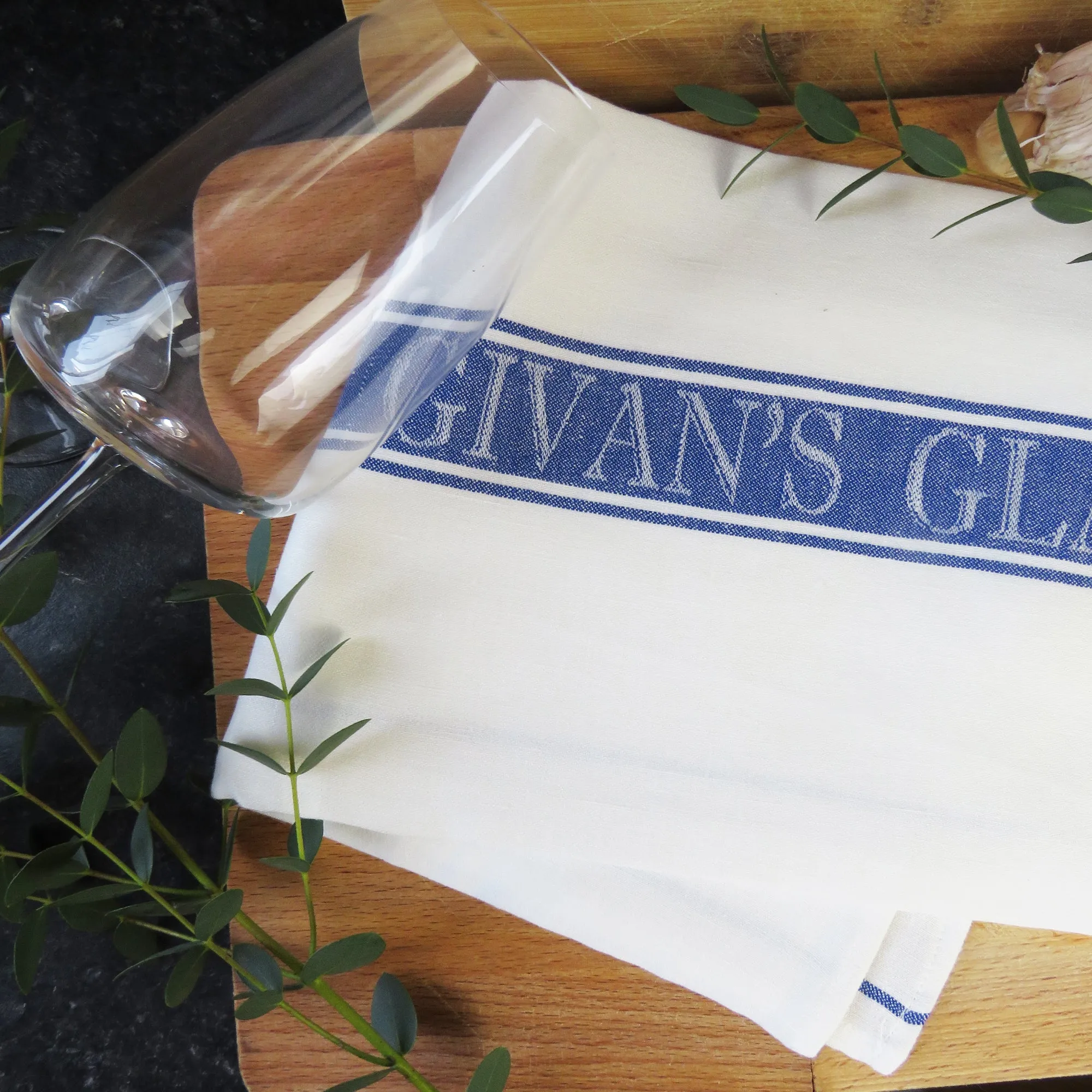 Luxury Irish Linen Glass Cloth