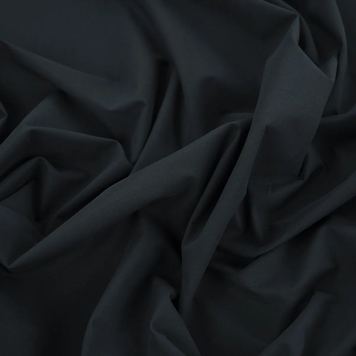 Midnight Blue Poplin Fabric 96300