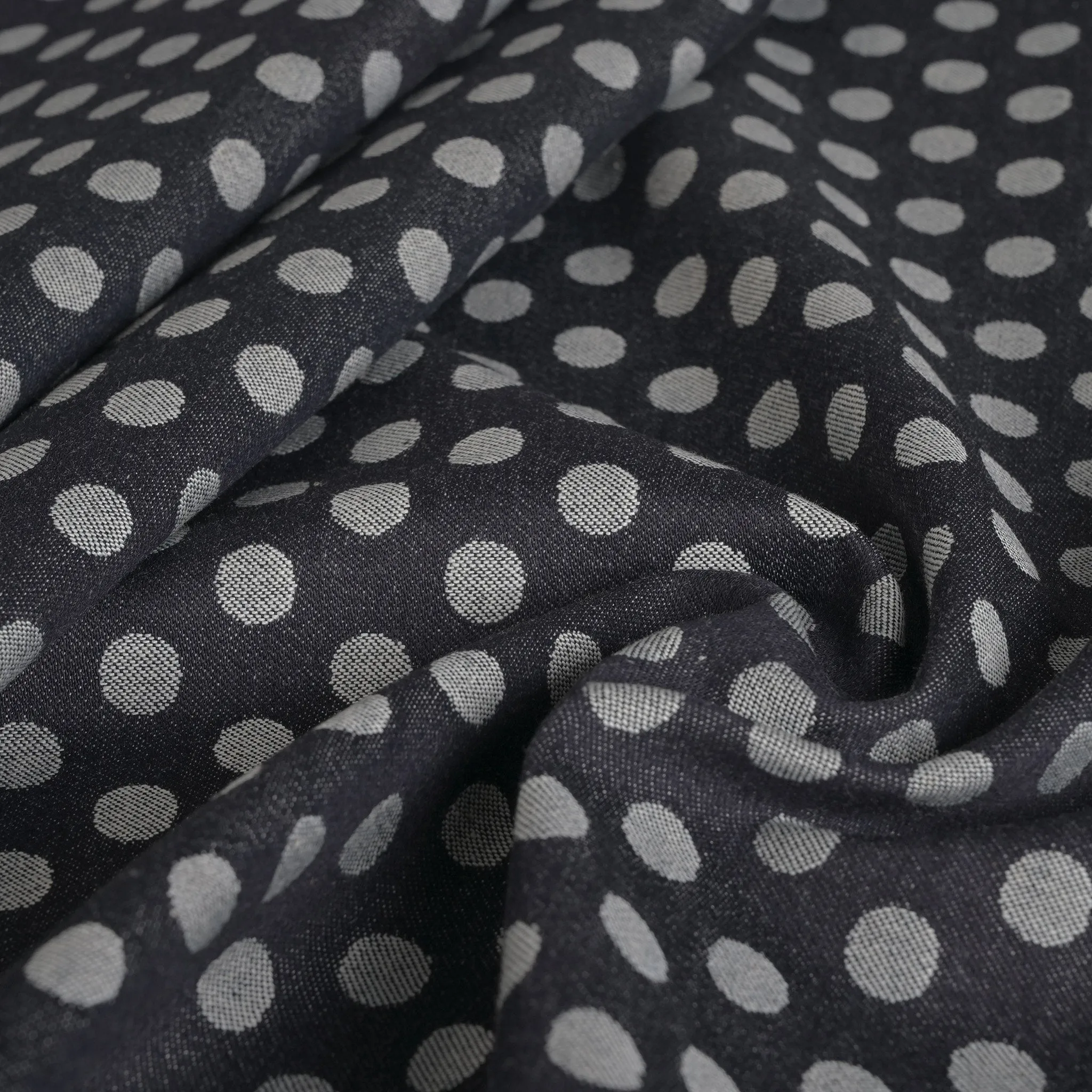 Midnight Polkadot Denim - 96911