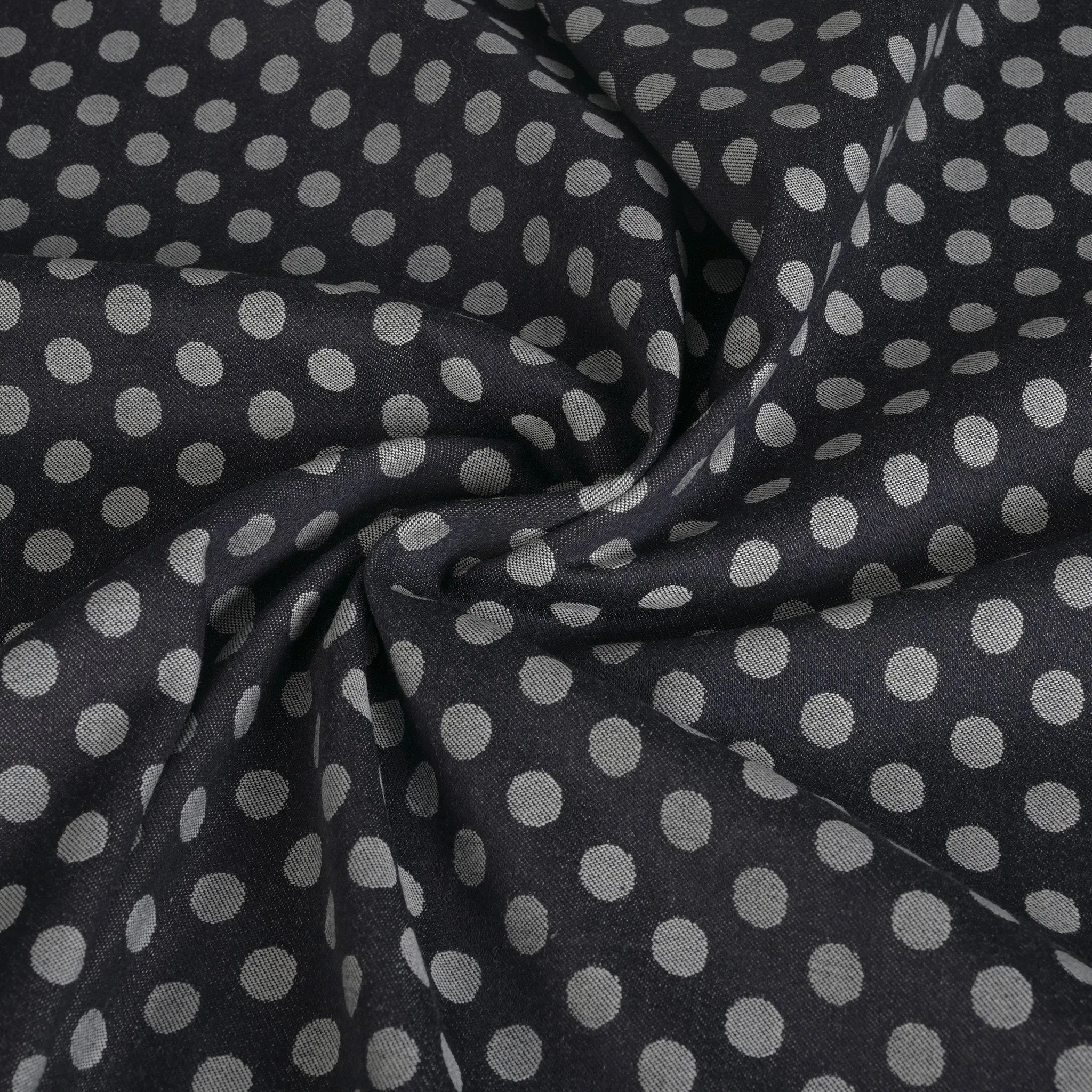 Midnight Polkadot Denim - 96911