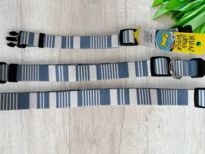 Modern Farmhouse Blue Stripe Collar