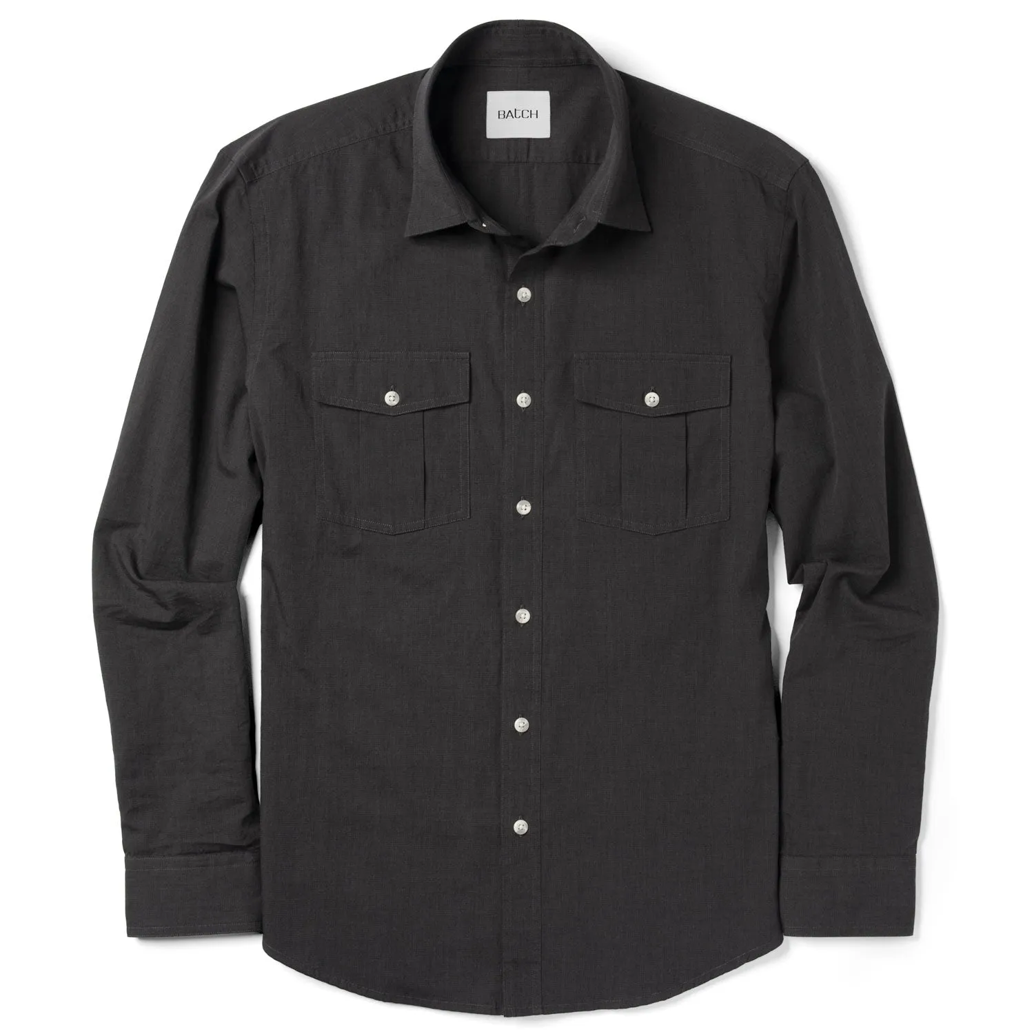 Primer WB Utility Shirt – Asphalt Gray Cotton End-On-End