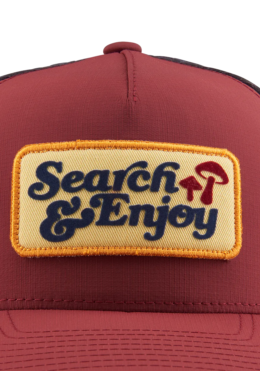 Searchin Trucker - Burgundy / Gray