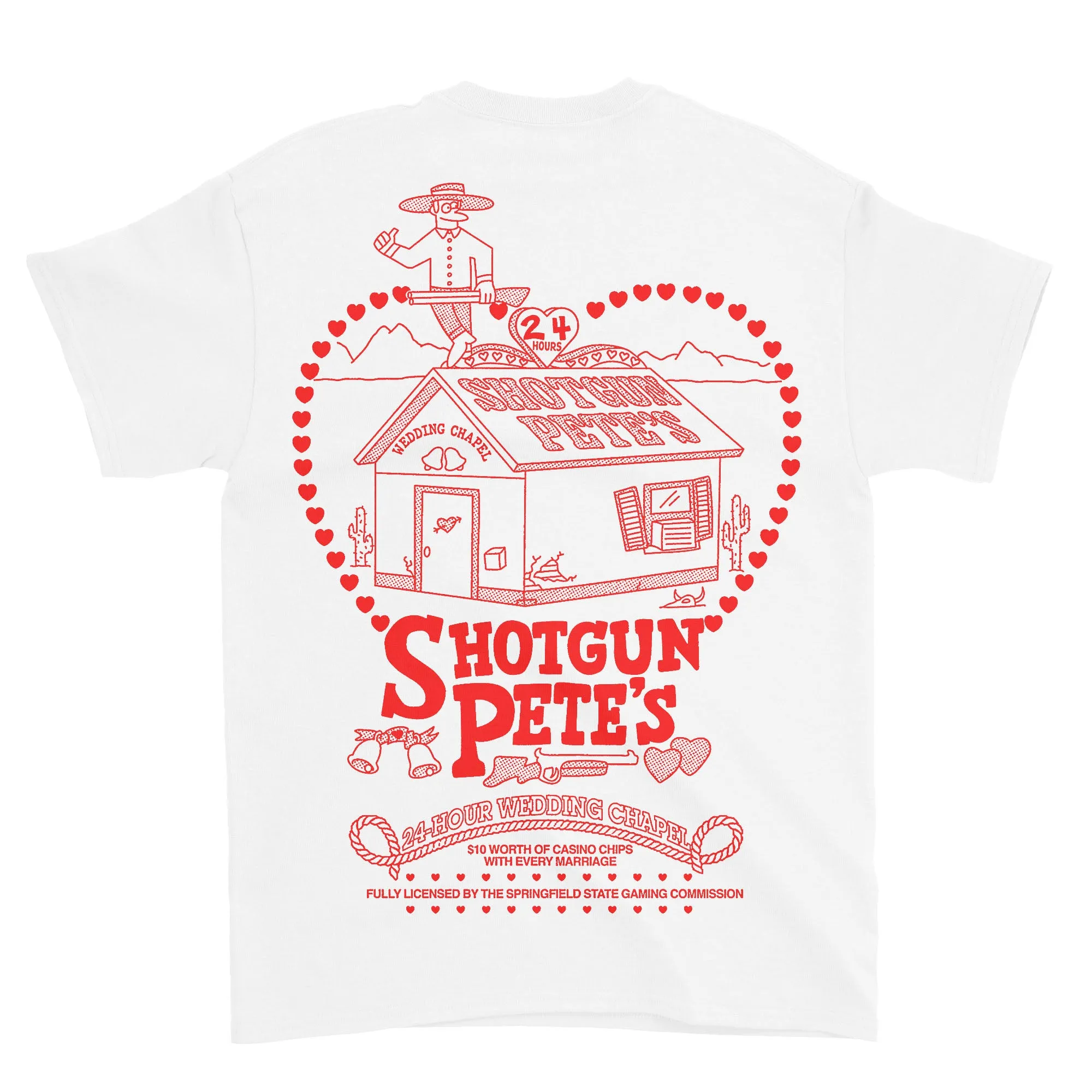 Shotgun Pete's T-Shirt (White)