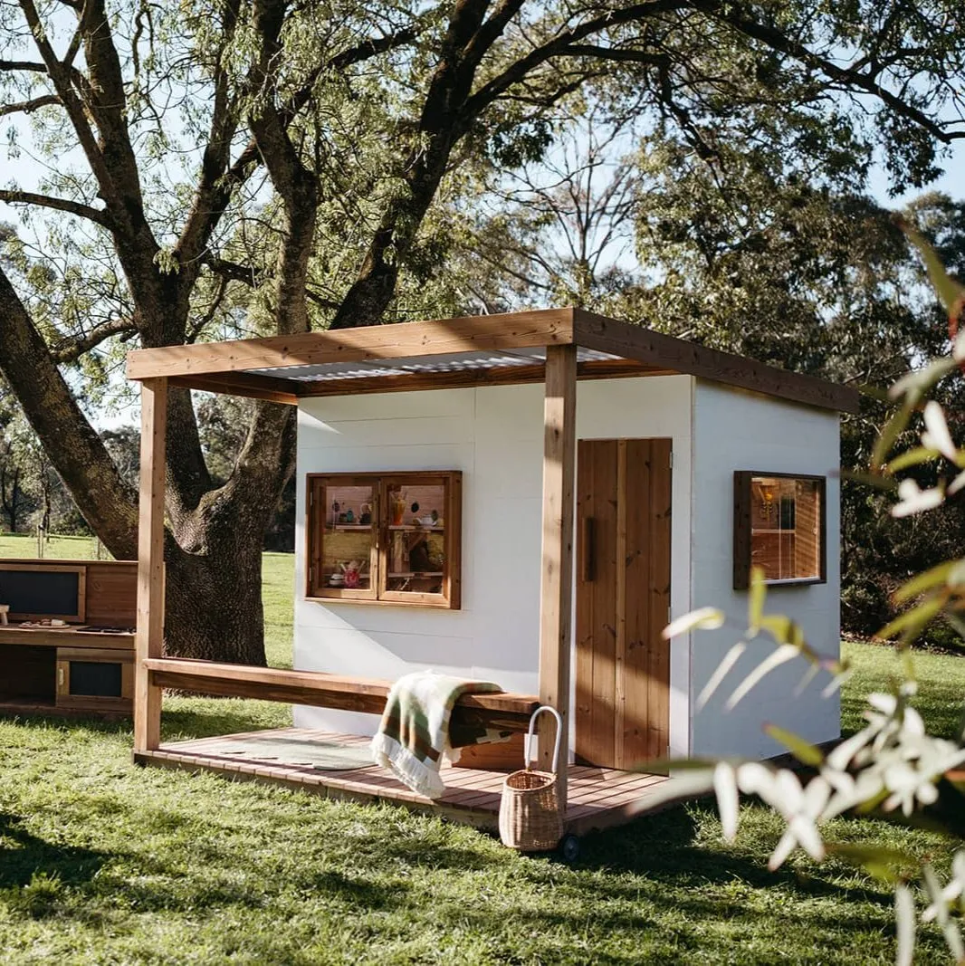 Signature Modern: Front Verandah Wooden Cubby Houses