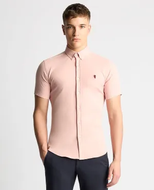 Slim Fit Cotton Stretch Short Sleeve Shirt