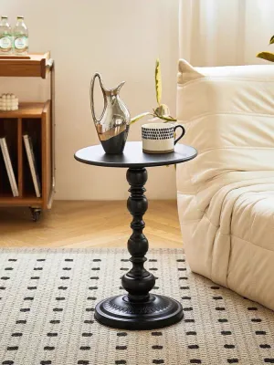 Stylish Metal Black side table with modern chic look 16"x21"x11"