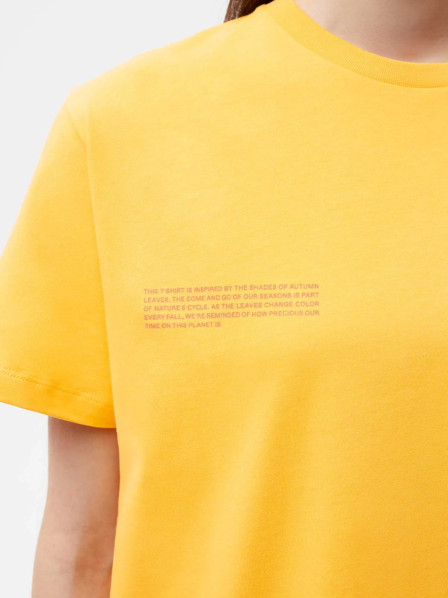 T-Shirt - Autumn Leaves—ginkgo yellow