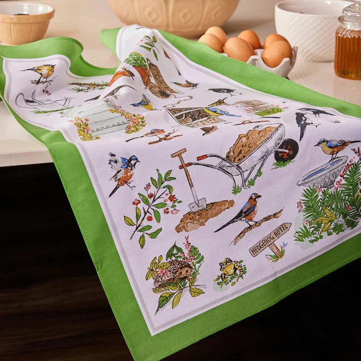 Tea Towel "Garden Birds"